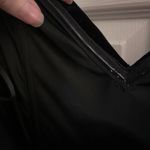 EXPRESS Black Velvet Velour Strapless Jumpsuit 12 Photo 6