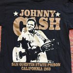 JOHNNY CASH STATE PRISON MUSIC TEE Black Photo 1
