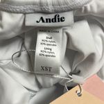 ANDIE  The Paloma One Piece Swimsuit White Ribbed Square Neck XS Tall NWT Beach Photo 7