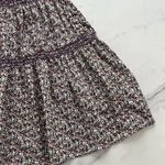 Anthropologie CAARA Smocked tiered Midi dress puff sleeves Ditsy floral Sz M Romantic chic Photo 6