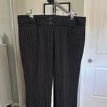 Star City Black pinstripe straight leg trousers with a subtle pleat #workwear Photo 2