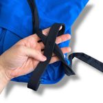 Kate Spade One Piece Swimsuit Women’s 6 Blue Black Tie Straps Ruched Padded Cups Photo 7