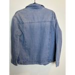 Mud Pie  Women Size Small S oversized Denim Jacket Layering Trucker Photo 3