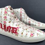 Gucci  Major Blind For Love Rose Serie Print Satin High Top Floral Sneakers EU 38 Photo 12