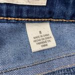 DKNY  Jeans Denim Dark Wash Faded Straight Leg Jeans Cotton Blend Womens 8 Photo 4