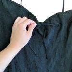 Forever 21 Floral Embroidered Maxi Dress Womens Size S Black Whimsygoth Photo 5