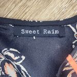 Sweet Rain Womens  Black Floral Dress - S Photo 7