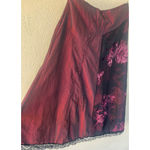 VTG Kapris Satin Floral Lace Trim A Photo 1