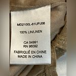 Eliane Rose gold tan linen tshirt dress NWOT Size M Photo 5