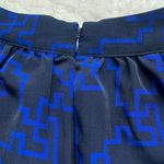 Merona Blue & Black Patterned Print Full Skirt XS Photo 1