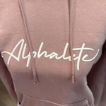 Alphalete  Hoodie Womens Small Pink Pullover Sweatshirt Active Athletic Sweater Photo 2