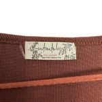 Free People Intimately Kaya Long Sleeve Cutout Bodysuit Chocolate Brown Size XL Photo 4