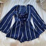 GB Navy Long Sleeve Romper Photo 0