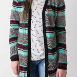 Buckle Daytrip Geo Cardigan Sweater Photo 0