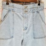 PacSun  FADED ACID VINTAGE WASHED DOUBLE BUTTON WAISTED MOM JEANS L Photo 2