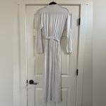 Barefoot Dreams NWT  Luxe Milk Jersey Duster Robe Pearl White Size S/M Photo 7