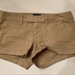 American Eagle Outfitters Stretch Shortie Shirts in Khaki Dz 6 Photo 0