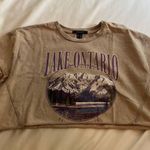 Forever 21 cropped graphic tee Photo 0