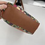 Sakroots Floral Flower Power Peace Small Satchel Tote Coated Canvas Bag green Photo 7