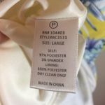 J.O.A. Yellow and Blue Flared Floral Summer Dress Photo 4