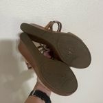 UGG Women 8 Lira Mar Metallic Gold Wedge Sandals Braided Ankle Strap Platform Photo 5