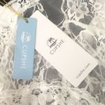 Cupshe NWT White Floral Lace Teddy Bodysuit Wedding Bridal Lingerie Size Large Photo 8