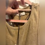 Mustard Seed NWT  Racer Back Tank In Washed Tan Photo 3