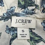J. Crew Factory Women’s Sleeveless Ruffle Top Button Front Floral Cottagecore S White Photo 8
