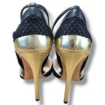 Shoes Size 7.5 Women's Elie Saab Heels Ankle Strap Floral Lace Pattern Women's Shoes Photo 9