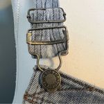 Judy Blue  Denim Overall Shortalls Distressed Size Large Photo 5