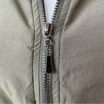 BURU Lightweight Collarless Jacket Olive‎ size Medium Green Photo 5