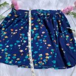 Socialite  Dark Blue Mini Floral Flower Skirt Size Medium Summer Cute Preppy Photo 3