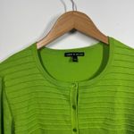 Cable & Gauge Cable & Gabe Sweater Women L Green Cardigan Button Up Cottage Fall Transition Photo 2