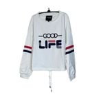 Le Superbe NWT Women's Good Life Champion Pullover Sweatshirt in White Size M Size M Photo 3