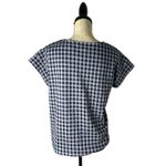 Madewell Gingham Knit Seersucker Button-Shoulder Top XSmall ND823 ($60) Photo 2
