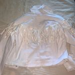 Venus White Fringe Jacket Photo 1