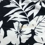 Raisin's Womens St. Croix Tankini Swim Top Black White Floral Print Size S Photo 3