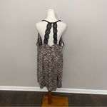 Cacique  Sleep Dress Nighty Night Gown Halter Lace Cotton Modal Black Pink Grey Photo 4