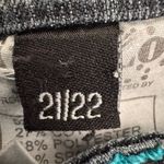 Vintage Apollo Women's Dark Blue Jeans Colorful Stitching Size 21/22 1980s Photo 3