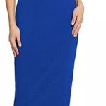 Dress the Population New!  Tiffany One Shoulder Midi Dress Electric Blue, size S‎ Photo 0