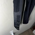 Lukka Lux Black Zipper Mesh High Rise Accent Grommet Goth Grunge Punk Leggings Size M Photo 4