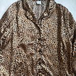 Apt. 9  Blouse Button-Up Leopard Photo 0