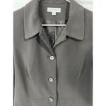 Dressbarn Womens Size 14 Brown Button Photo 1