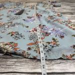 Bailey blue  Women's Floral Shift Dress Tassel Necklace M Med Medium Blue Sheer Photo 11