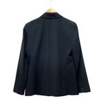 Everlane Womens Black 100% Wool One Button Blazer Size 10 Fully Lined Jacket Photo 2