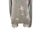 360 Cashmere  Shadow Star Pullover Sweater 100%‎ Cashmere Gray Size Small Photo 5