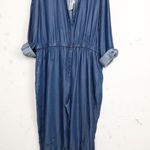 Johnny Was Halley Denim star embroidered jumpsuit Photo 5