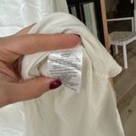 Vintage 90s washable silk blouse top by GoSilk Vneck ribbed long sleeve White Size XS Photo 6