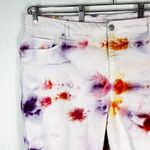 D. Jeans Plus Size 22W Capri Jeans See You at Dusk Tie Dye Pink Purple White 1154 Photo 2