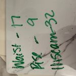 Old Navy  Women’s 14 Grey Striped Stretch Pants Dress Office Core Career Photo 4